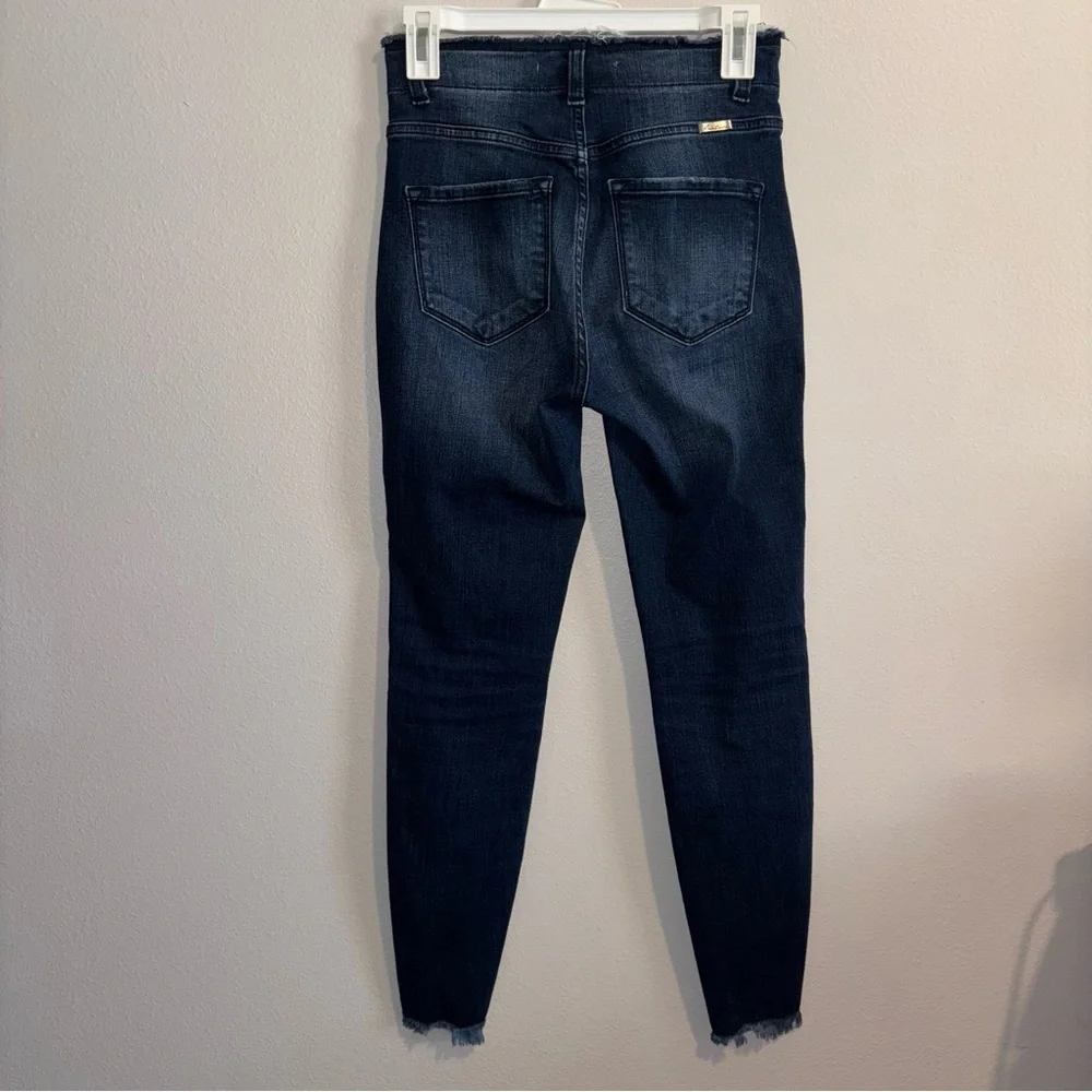 KANCAN Lucia Ankle Skinny med/dark wash Size 25/3 - Picture 5 of 7
